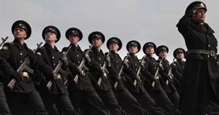 Russia shows military power in Soviet-style parade